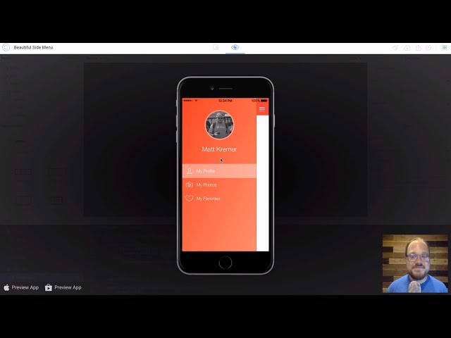Ionic Creator Tutorials // Beautiful Side Menus
