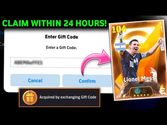 🚨 CLAIM FREE MESSI BIG TIME Using GIFT CODE! 😱🐐 | Messi Retirement Campaign | eFootball 2027 Mobile