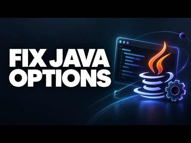 Remove the Picked Up _JAVA_OPTIONS Message in Windows