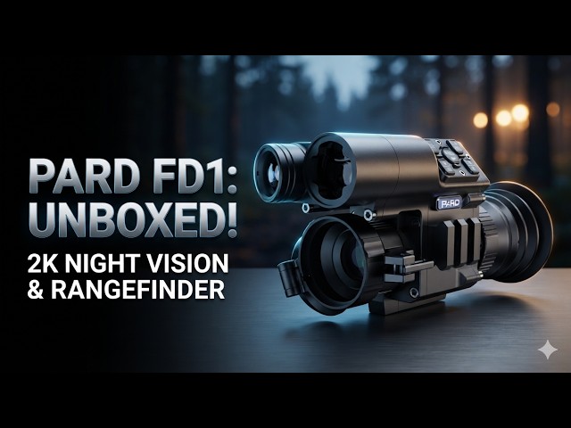 PARD FD1 Night Vision Explained | 2K Sensor, IR, OLED & Rangefinder Technology