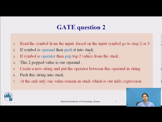 Data Structure - Stack - GATE Questions