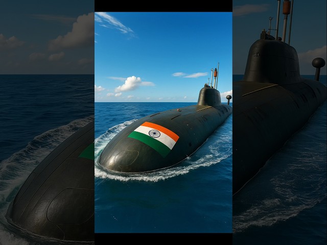 Indian Navy Submarine Launches Rafale Fighter Jet #IndianNavy #Rafale #Submarine #military  #Force