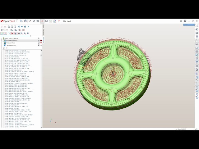 SprutCAM12 - G-code Based simulation