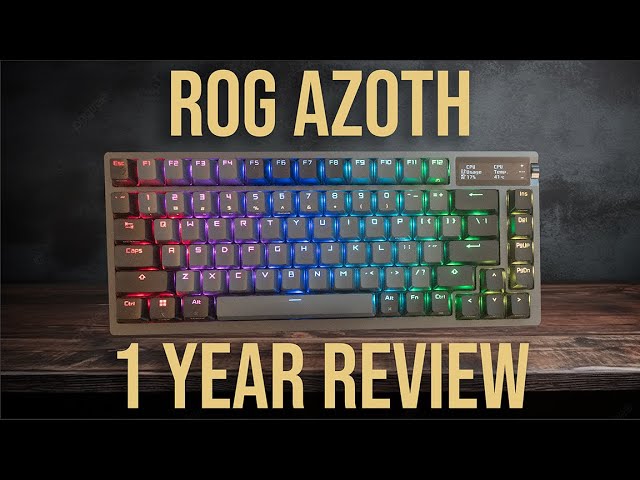 Long Term Review - 1 Year with ROG Azoth