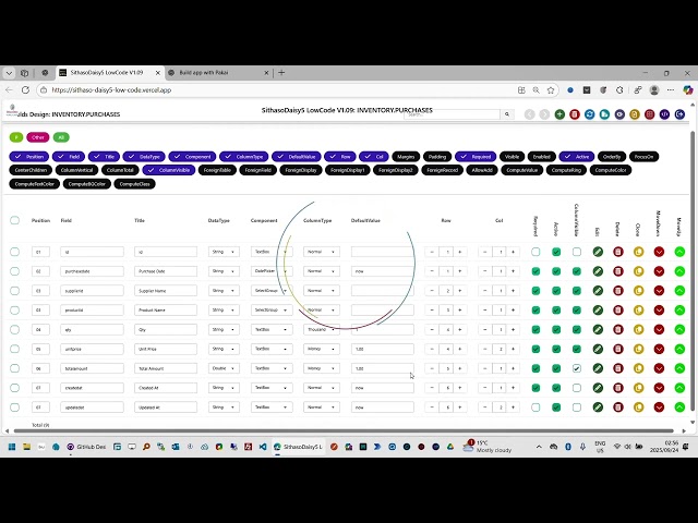 SithasoDaisy5 LowCode - Beginning An Inventory Management WebApp - Purchases