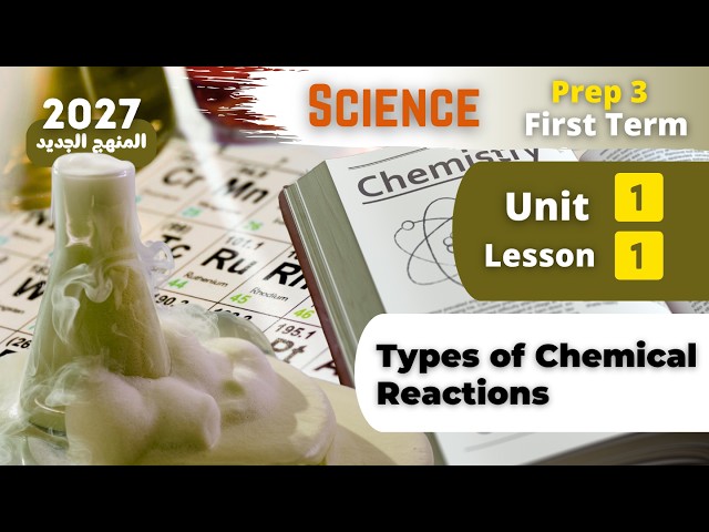 Prep.3 | Science | Types of Chemical Reactions | Unit 1 - Lesson 1