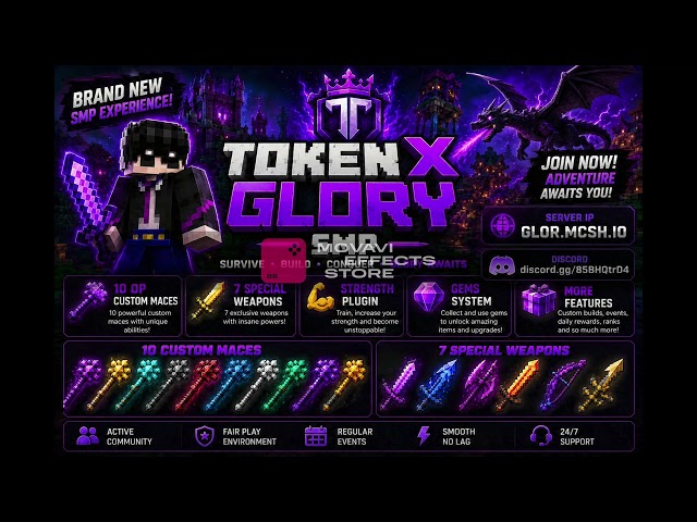 ⚔️OP Custom Maces🗡️Special Weapons Strength Plugin 🌐IP: glor.mcsh.io💬Discord: discord.gg/85BHQtrD4