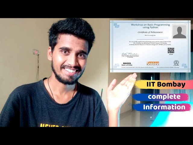 Python Programming Course by FOSSEE IIT Bombay | Online Python Course by IIT Bombay