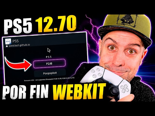 NEW method for PS5 12.70! P2JB + WebKit SlopKit
