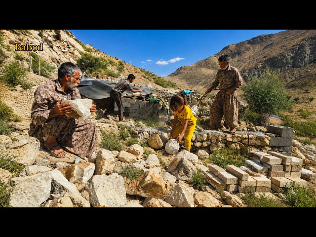 The secret of nomads' intelligence: How to build a free building with mountain stones