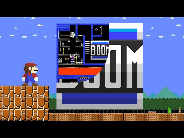 Level UP: Mario vs the Giant BOOM Block Maze