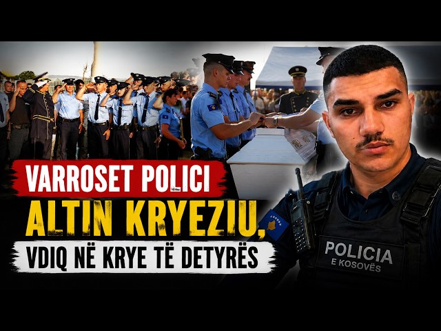 Me nderime policore, varroset Altin Kryeziu i cili vdiq në krye të detyrës në Malishevë 