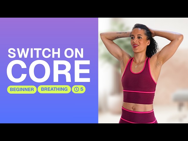 Master 360° Breathing Workout🔥 Switch On Your Deep Core & Pelvic Floor | Strong Like Mum