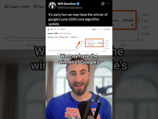 We may have the winner of Google's June 2025 Core Algorithm Update