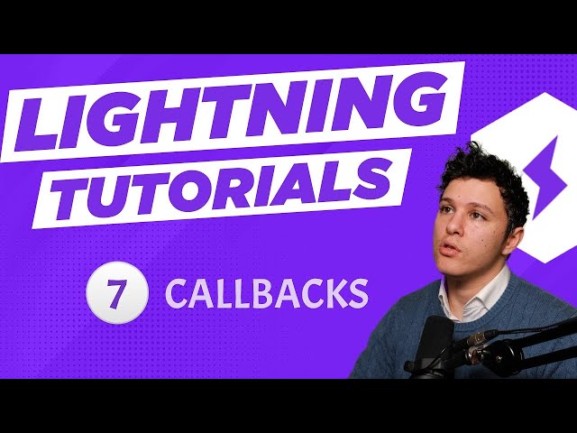 PyTorch Lightning #7 - Callbacks