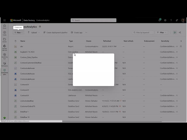 Getting started with Microsoft Fabric Data Factory