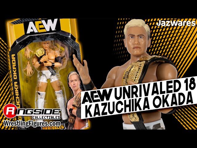 AEW Figure Insider: Kazuchika Okada - Jazwares AEW Unrivaled 18 Wrestling Action Figure! MILLIONAIRE