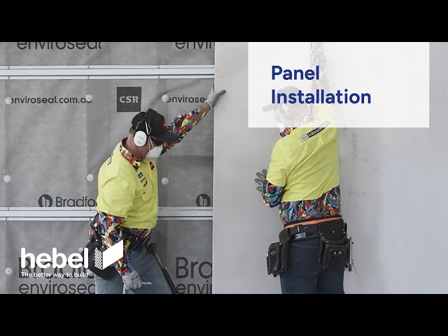 Panel Installation | Hebel Installation Training Series - Video 7