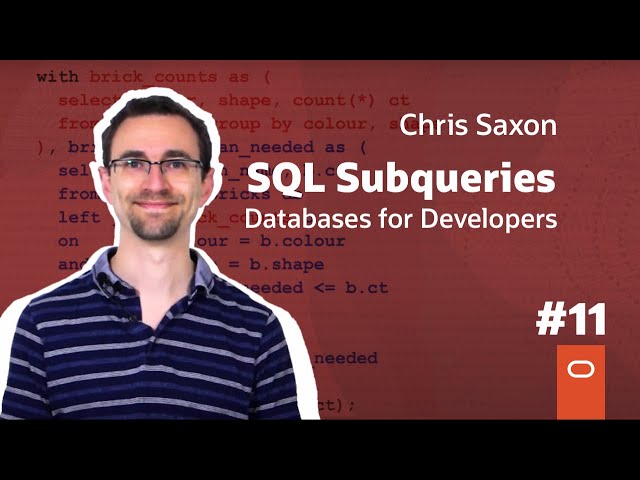 SQL Subqueries: Databases for Developers #11