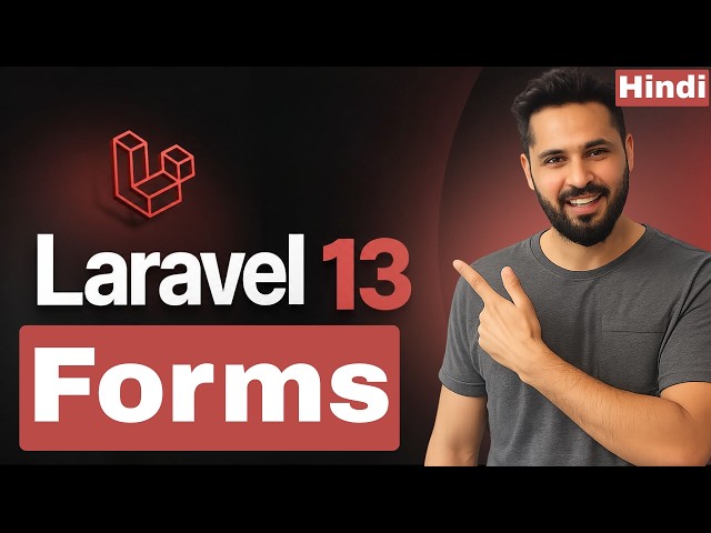 Laravel 13 Tutorial in Hindi  #16 Forms & Input Fields in Laravel | Submit Form Data to Controller