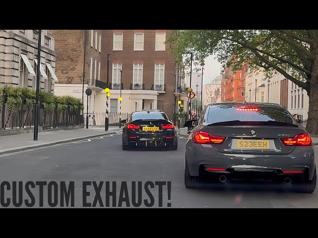 *STAGE 3* BMW M4 600BHP x BMW 435i CRAZY Drive! *Loud Accelerations & POPS AND BANGS*!