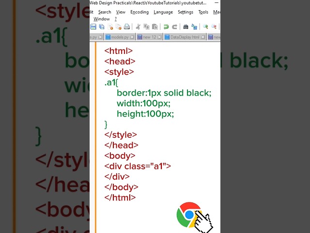 how to create border using css in html #css