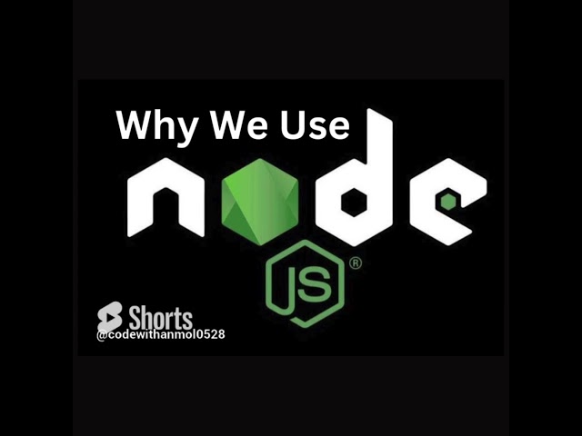 why use Node js? (Hindi) Node js feature Node js. #nodejs #backend #nodejstutorial #webdevelopment