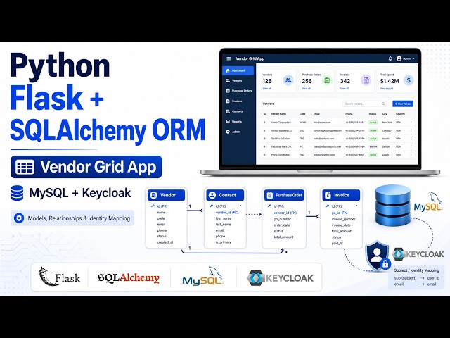 Python Flask + SQLAlchemy ORM Explained: MySQL Models, Relationships & Keycloak Identity Mapping