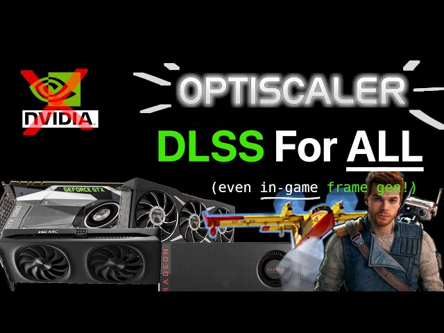 Optiscaler Frame Gen on GTX 1080Ti in Flight Simulator 2024 and Jedi Survivor