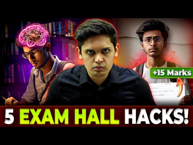 5 Exam Hall Hacks to Score High Marks🤯| Last Minute Exam Tips| Prashant Kirad