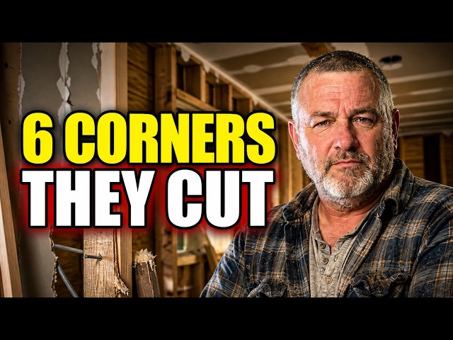 6 Corners Every Contractor Cuts When Nobody Is Watching