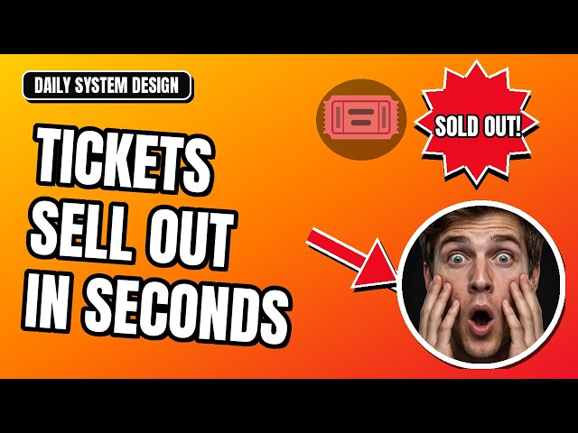 Design Ticketmaster (System Design #14) — HLD Explained