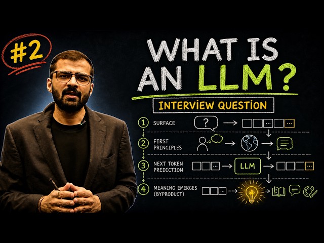 LLM Interview Series #2: What Exactly Is an LLM?