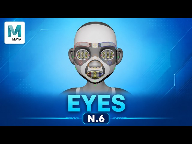 Auto Rig Facial NURBS Based en Maya | N.6 Rig de ojos