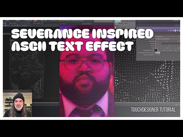 Make an ASCII effect in TouchDesigner