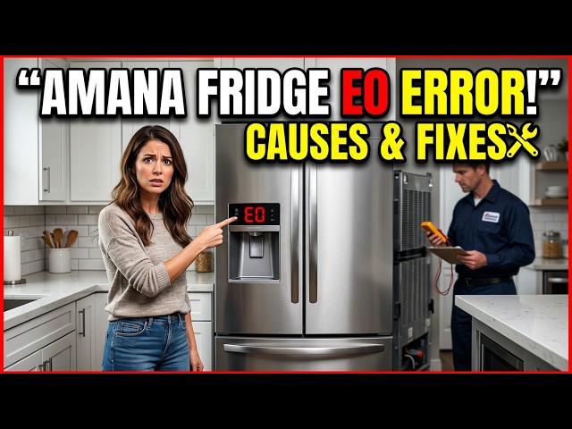 Amana Refrigerator E0 Error Code: Causes & Fixes