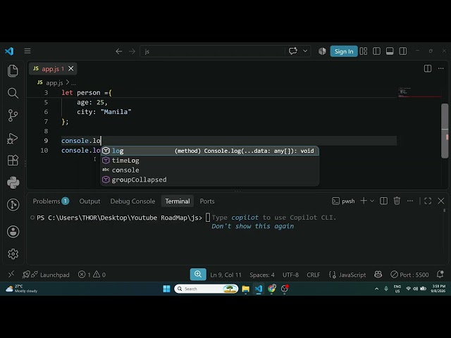 9. JavaScript - Object