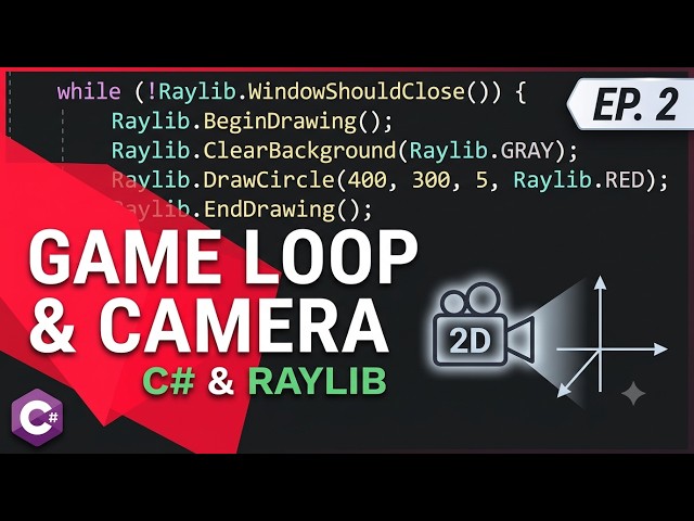 Creare una Finestra, il Game Loop e la Telecamera 2D con Raylib e C# | Ep. 2