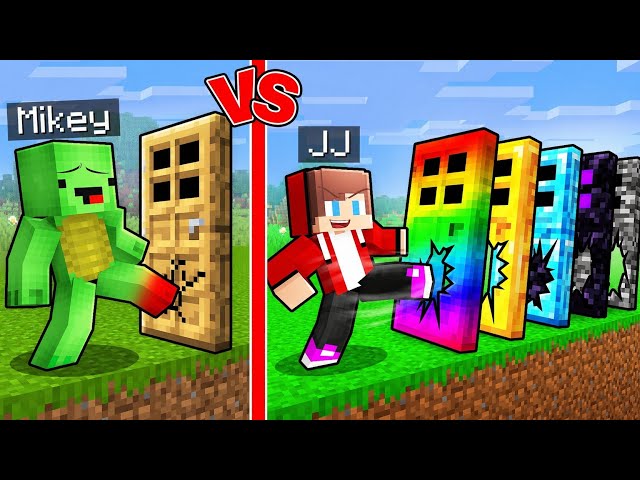 JJ and Mikey: The ULTIMATE POWER Battle in Minecraft! (Maizen)