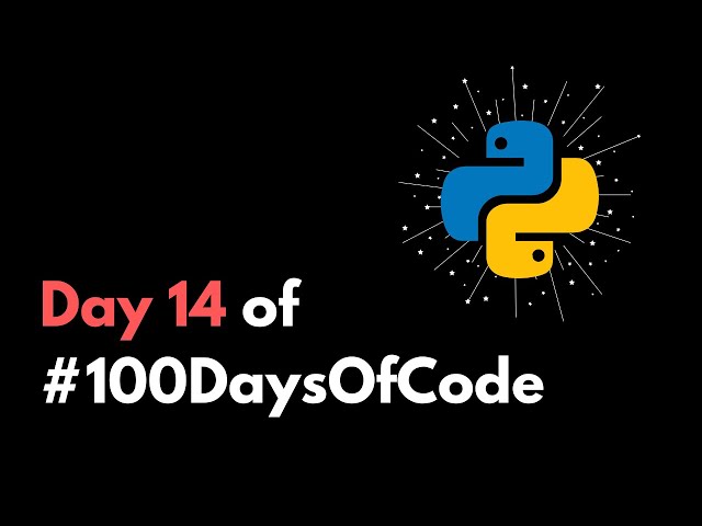 Higher or Lower game in Python | Day 14 of #100DaysOfCode