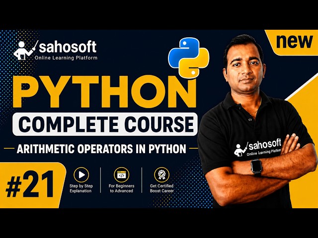 Arithmetic operators in python | Python AI based | Complete Python course Series 2026 #python