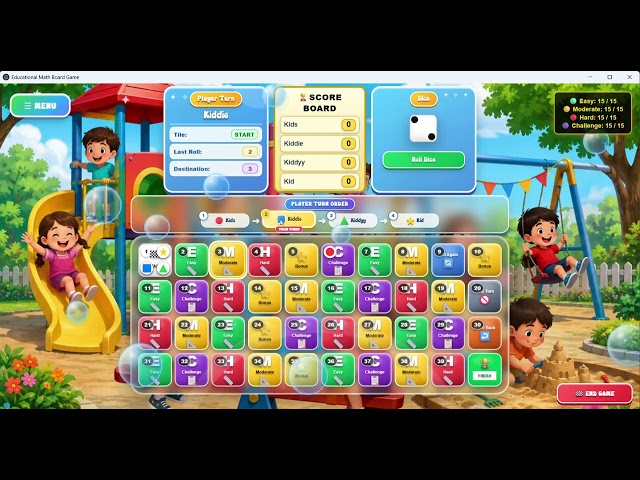 Educational Math Boardgame