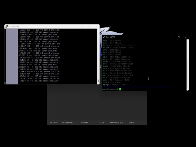 Mirai Exploit - FAST LOADING BOTS - How to load bots into your botnet MIRAI/QBOT