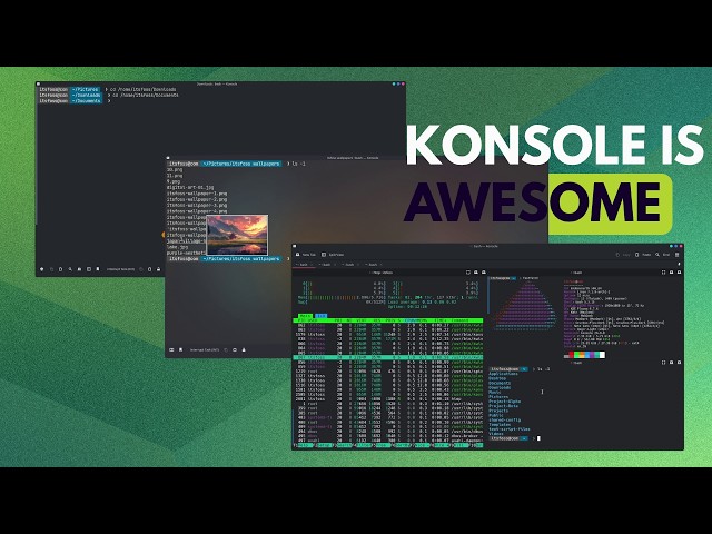 KDE’s Default Terminal Is Better Than You Think | Konsole Tips & Tricks