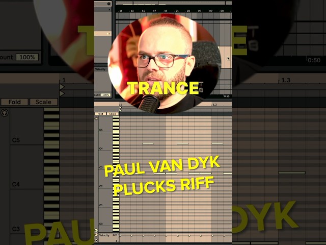 Paul Van Dyk Trance riff 🫣 #abletontutorial #musicproduction #electronicmusic #trance