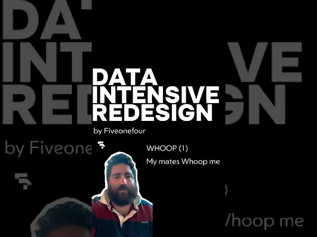 Data Intensive Redesign: Whoop (1) Working out with mates #data #whoop #design