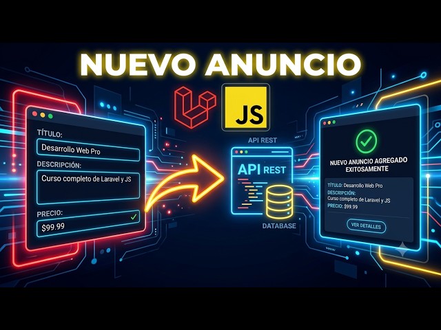 Create a New Ad with JavaScript and Laravel API | CRUD Step by Step