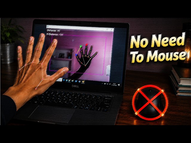 I Replaced My Mouse with AI 🤯 | Python Computer Vision Project | Coding projects