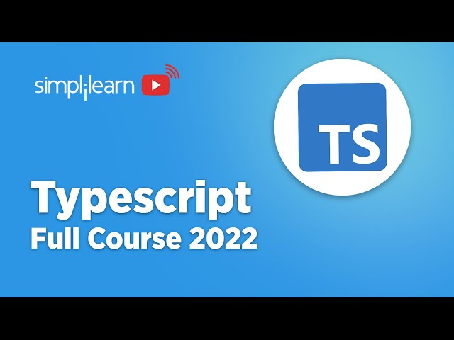 Typescript Tutorial 2026 | Typescript Tutorial for Beginners | Typescript Full Course | Simplilearn