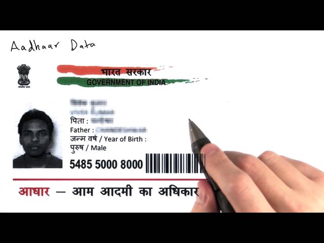 Dados de Aadhaar